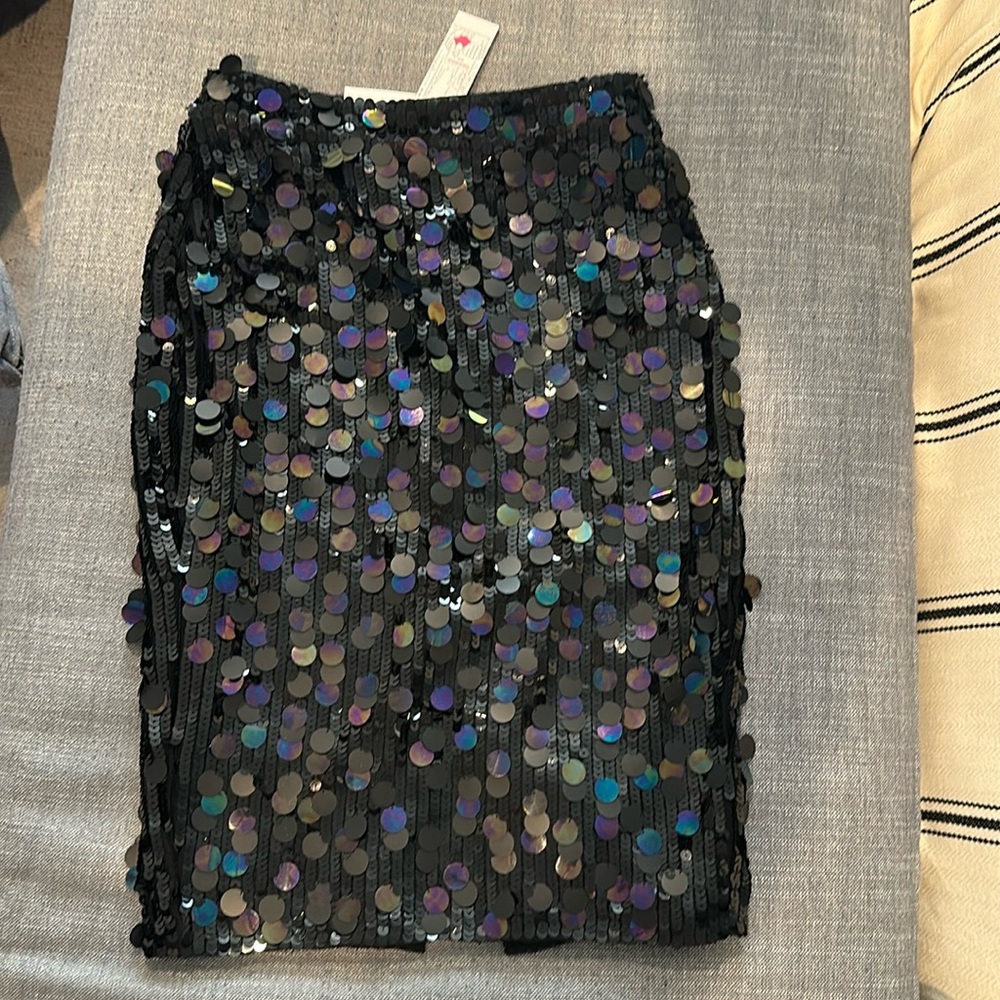 Parker sequin midi skirt